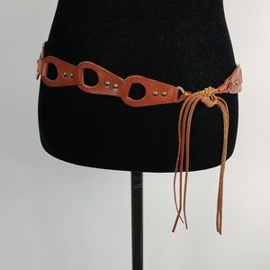 Banana Republic Leather Tie Belt